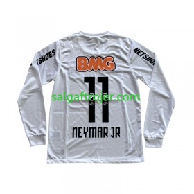 Santos FC Neymar JR 11 Fodboldtrøjer Retro Hjemmebanesæt 2011-2012 Langærmet